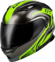 G-Max - G-Max MD-01 Volta Helmet - M101381065 - Black/Silver/Green Metallic - Medium - Image 1