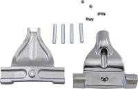 Drag Specialties - Drag Specialties Passenger Floorboard Mount Kit - Chrome - 1621-1002 - Image 2