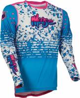 Moose Racing - Moose Racing Agroid Retro Graphics Jersey - 2910-6387 - Blue/Pink/White - Medium - Image 1
