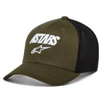 Alpinestars - Alpinestars Angle Stretch Mesh Hat - 1230-81011-6910-L/XL - Military Black - Lg-XL - Image 1