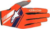 Alpinestars - Alpinestars Neo Gloves - 3565518-470-L - Orange Fluo/Dark Blue - Large - Image 1