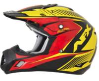 AFX - AFX FX-17 Factor-Complex Helmet - 01104558 - Black/Red/Yellow Factor - X-Small - Image 1
