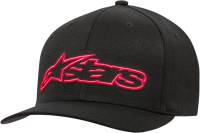 Alpinestars - Alpinestars Blaze Flexfit Hat - 1039810051030SM - Black/Red - Sm-Md - Image 1