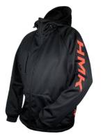 HMK - HMK Hooded Tech Shell Jacket - HM7HTSOM - Black/Orange - Medium - Image 1