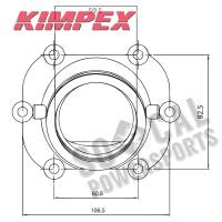 Kimpex - Kimpex Carburetor Mounting Flange - 104608 - Image 2