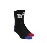 100% - 100% Terrain Socks - 20049-00009 - Black - Lg-XL - Image 1