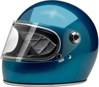Biltwell Inc. - Biltwell Inc. Gringo S Solid Helmet - 1003-316-101 - Gloss Pacific Blue - X-Small - Image 1