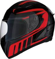 Z1R - Z1R Strike OPS Attack Helmet - 0101-11023 - Black/Red - Small - Image 1