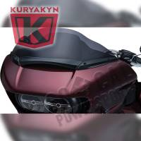 Kuryakyn - Kuryakyn Windshield Center Trim - Gloss Black - 2635 - Image 2