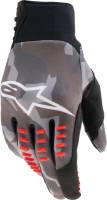 Alpinestars - Alpinestars SMX-E Gloves - 3564020-9133- S-OLD - Gray Camo/Red Fluo - Small - Image 1