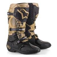Alpinestars - Alpinestars Tech 10 Aviator Limited Edition Boots - 2010014185112 - Black/Gold/Cool Gray - 12 - Image 1