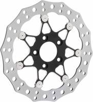 Arlen Ness - Arlen Ness 11.8in. Two-Piece Floating Front Brake Rotor - Procross Black - 33-10101-202 - Image 1