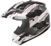 G-Max - G-Max GM11D Dual Sport Adventure Helmet - G5117433 TC-15 - Flat White/Black/Red - X-Small - Image 1