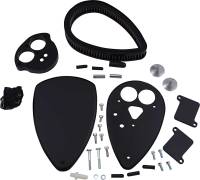 Baron Custom Accessories - Baron Custom Accessories Big Air Kit - Smooth Black - BA-2070-00B - Image 1