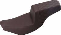 Saddlemen - Saddlemen Step-Up Rear LS Seats - Brown - I14-04-173BR - Image 1