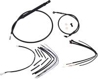 Burly Brand - Burly Brand Handlebar Cable/Line Install Kits - Black - B30-1256 - Image 1