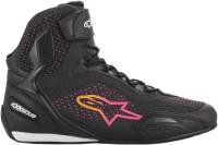 Alpinestars - Alpinestars Stella Faster-3 Rideknit Womens Riding Shoes - 251052014395 - Black/Yellow/Pink - 5 - Image 5