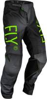 Fly Racing - Fly Racing Kinetic Prodigy Youth Pants - 377-53626 - Charcoal/Neon Green/True Blue - 26 - Image 1