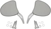 Drag Specialties - Drag Specialties Tapered Mirrors with Slotted Stems - 4-3/4in. L - 0640-1097 - Image 1