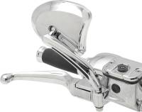 Drag Specialties - Drag Specialties Tapered Mirrors with Slotted Stems - 4-3/4in. L - 0640-1097 - Image 3