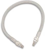 Drag Specialties - Drag Specialties Universal Stainless Steel Braided Oil Line - 17in. - 617 - Image 1