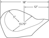 Drag Specialties - Drag Specialties Low Profile Solo Seat - Diamond Stitch - 0810-1601 - Image 4