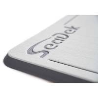 SeaDek - SeaDek 14" x 36" 20mm Dual Density Large Helm Pad Cool Grey/Storm Grey Brushed - 355.6mm x 914.4mm x 20mm - Image 2