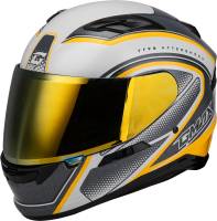 G-Max - G-Max FF-98 Aftershock Helmet - F19841033-DOT - White/Metallic Silver - X-Small - Image 1