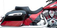 Drag Specialties - Drag Specialties Low Profile Touring Seat - Double Diamond - Black - Vinyl - 0810-2273 - Image 2