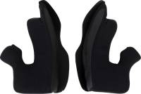 Moose Racing - Moose Racing Cheek Pads for Air Intake Helmets - Black - Md - 0134-3197 - Image 1