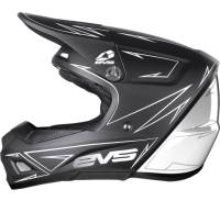 EVS - EVS T3 Pinner Youth Helmet - HE21T3P50-WH-L - Black/White - Large - Image 1