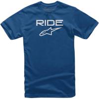 Alpinestars - Alpinestars Ride 2.0 Youth T-Shirt - 3038-72010-7920-XS - Blue/White - X-Small - Image 1