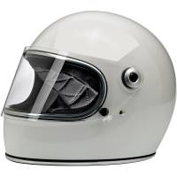 Biltwell Inc. - Biltwell Inc. Gringo S Solid Helmet - 1003-104-102 - Gloss White - Small - Image 1
