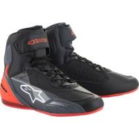 Alpinestars - Alpinestars Faster-3 Riding Shoes - 2510219-1130-11 - Black/Gray/Red - 11 - Image 1