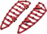 Arlen Ness - Arlen Ness MX Driver Floorboards - Red Anodized - 06-893 - Image 1