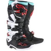 Alpinestars - Alpinestars Tech 7 Boots - 2012014107110 - Cyan/Black/Red - 10 - Image 1