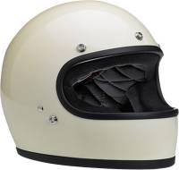 Biltwell Inc. - Biltwell Inc. Gringo Solid Helmet - 1002-102-101 - Gloss Vintage White - X-Small - Image 4