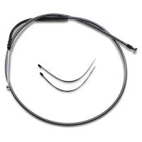 Magnum - Magnum Braided Clutch Control Cable - +2in. - Black Pearl - 42294 - Image 1