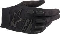 Alpinestars - Alpinestars Full Bore Gloves - 3563622-1100-S - Black/Black - Small - Image 1