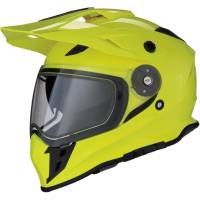 Z1R - Z1R Range Solid Snow Helmet with Dual-Lens Shield - 0121-1132 - Hi-Vis Yellow - 2XL - Image 1