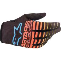 Alpinestars - Alpinestars Radar Youth Gloves - 3541822-1534-3XS - Black/Yellow Fluo/ Coral - 3XS - Image 1