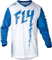 Fly Racing - Fly Racing F-16 Youth Jersey - 377-223YL - True Blue/White - Large - Image 1