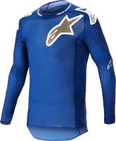 Alpinestars - Alpinestars Supertech Bruin Jersey - 3760623-7265-MD - Blue/Brushed Gold - Medium - Image 1