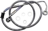 Drag Specialties - Drag Specialties Extended Stainless Steel Front Brake Line Kit - Clear Coated - 36in. - 1741-5765 - Image 1