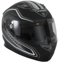 Zoan - Zoan Flux 4.1 Commander Graphics Snow Helmet with Electric Shield - 137-193SN/E - Matte White - X-Small - Image 1