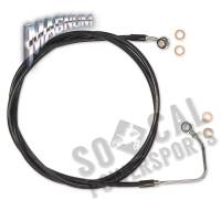 Magnum - Magnum Black Coated XR Stainless Upper Front Brakeline Kit - 66in. Total Length - SBC140466 - Image 2