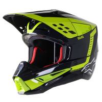 Alpinestars - Alpinestars SM5 Beam Helmet - 8303722-1151-L - Black/Anthracite/Yellow Fluo Glossy - Large - Image 1