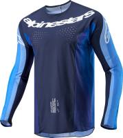 Alpinestars - Alpinestars Techstar Pneuma Jersey - 3766924-7054-S - Dark Navy/Light Blue - Small - Image 1
