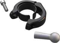 Ciro - Ciro Aluminum Clamp Kit - 1-1/8in. or 1-1/4in.  Round Bars - Black - 50139 - Image 1