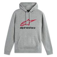 Alpinestars - Alpinestars Always 2.0 Hoodie - 1214-51812-1131-S - Gray Heather/Red/Black - Small - Image 1